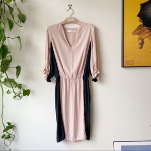 • Ulla Johnson • V-Neck Dress with Ruched Sleeves